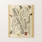 ヴィンテージフランスの蝶の広告, Vs 2 ジグソーパズル (縦)