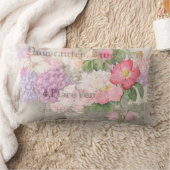 ヴィンテージフランスの装飾用クッション ランバークッション (ブランケット)