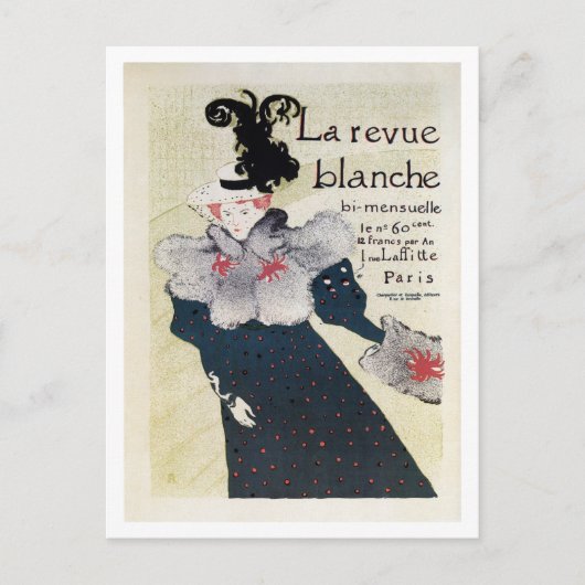 ヴィンテージフランスの誌の広告 ポストカード (正面)