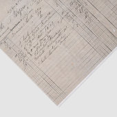 ヴィンテージフランスの請求書の切り離しクラフトまたはギフト 薄葉紙 (詳細)