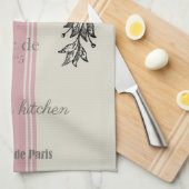 ヴィンテージフランスの野ウサギ キッチンタオル (四つ折り)