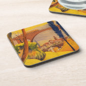 ヴィンテージフランスの鉄道旅行 コースター (左側)