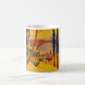 ヴィンテージフランスの鉄道旅行 コーヒーマグカップ (中央)