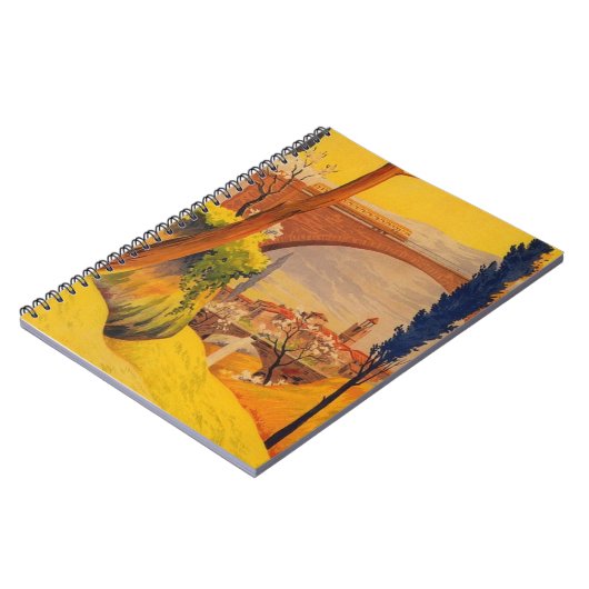 ヴィンテージフランスの鉄道旅行 ノートブック (左側)