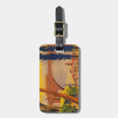 ヴィンテージフランスの鉄道旅行 ラゲッジタグ (正面縦)