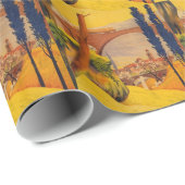 ヴィンテージフランスの鉄道旅行 ラッピングペーパー (ロールコーナー)