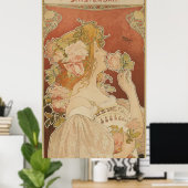 ヴィンテージフランスの香料広告 ポスター (ホームオフィス)