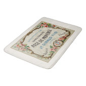 ヴィンテージフランスの香水アドアート バスマット (アングル)