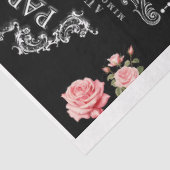 ヴィンテージフランスの香水フローララベルティッシュペーパー 薄葉紙 (詳細)