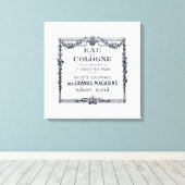 ヴィンテージフランスの香水ラベル キャンバスプリント (インサイチュ (ウッドフロア))