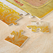 ヴィンテージフランスの香水ラベル ジグソーパズル (側面)