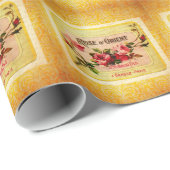 ヴィンテージフランスの香水ラベル ラッピングペーパー (ロールコーナー)
