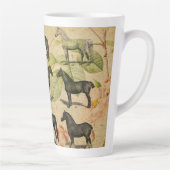 ヴィンテージフランスの馬 カフェラテマグ (右)