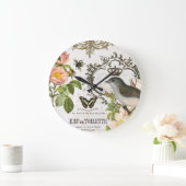 ヴィンテージフランスの鳥（冠壁時計付き） ラージ壁時計 (ホーム)