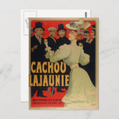 ヴィンテージフランスの1910 Adv ポストカード (正面/裏面)