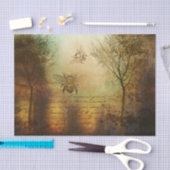 ヴィンテージフランスの・ビー・イン・ザ・ウッド 薄葉紙 (クラフト)