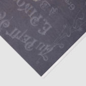 ヴィンテージフランスのEphemeraスクリプトバラの切り離し 薄葉紙 (詳細)