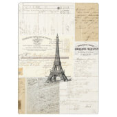 ヴィンテージフランスのParis Ephemera Clipboard クリップボード (裏面)