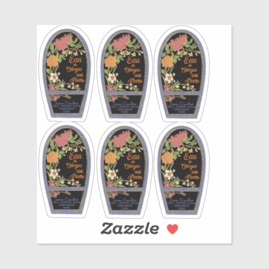 ヴィンテージフランスのPerfume Label – カスタマイズ可能 シール (シート)