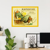 ヴィンテージフランスのWW1ポスター ポスター (ホームオフィス)