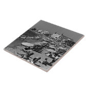 ヴィンテージフランスカンヌザビーチ タイル (側面)