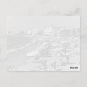 ヴィンテージフランスカンヌザビーチ ポストカード (裏面)