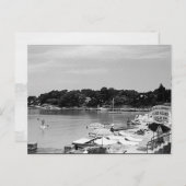 ヴィンテージフランスニースアンティベスザガルーペビーチ ポストカード (正面/裏面)