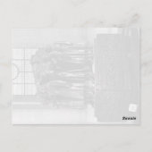 ヴィンテージフランスパリインバリデスマーシャルフフ墓 ポストカード (裏面)