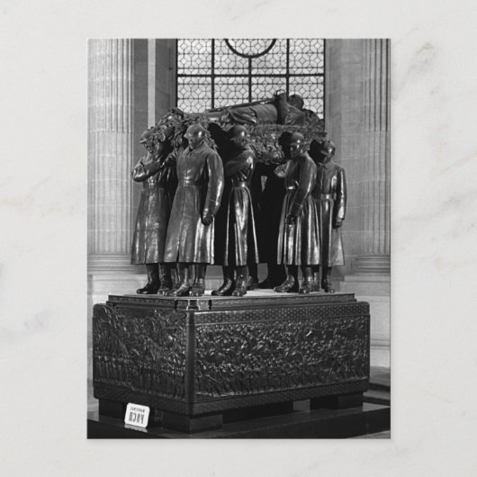 ヴィンテージフランスパリインバリデスマーシャルフフ墓 ポストカード (正面)