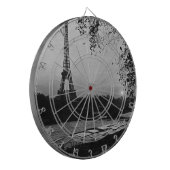 ヴィンテージフランスパリエッフェルタワーサンセット ダーツボード (正面左)