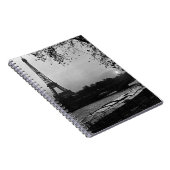 ヴィンテージフランスパリエッフェルタワーサンセット ノートブック (右側)