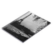 ヴィンテージフランスパリエッフェルタワーサンセット ノートブック (左側)