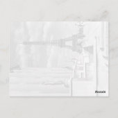 ヴィンテージフランスパリエッフェルタワーチャイロパレス ポストカード (裏面)