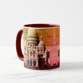 ヴィンテージフランスパリエッフェルタワーチャイロパレス マグカップ (正面左)