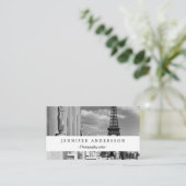 ヴィンテージフランスパリエッフェルタワーチャイロパレス 名刺 (スタンド正面)