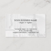 ヴィンテージフランスパリエッフェルタワーチャイロパレス 名刺 (裏面)