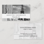 ヴィンテージフランスパリエッフェルタワーチャイロパレス 名刺 (正面/裏面)