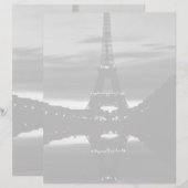 ヴィンテージフランスパリエッフェルタワー反射 (正面/裏面)