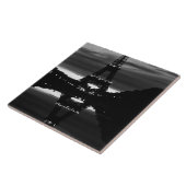 ヴィンテージフランスパリエッフェルタワー反射 タイル (側面)