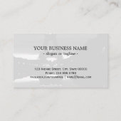 ヴィンテージフランスパリエッフェルタワー反射 名刺 (裏面)