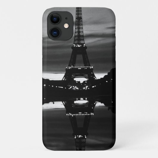 ヴィンテージフランスパリエッフェルタワー反射 Case-Mate iPhoneケース (裏面)