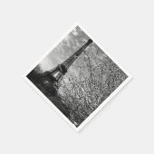 ヴィンテージフランスパリエッフェルタワー スタンダードカクテルナプキン (角)