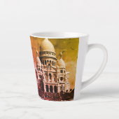 ヴィンテージフランスパリサクレクールバシリカ カフェラテマグ (右)