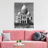 ヴィンテージフランスパリサクレクールバシリカ キャンバスプリント (インサイチュ (リビング))