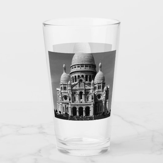 ヴィンテージフランスパリサクレクールバシリカ タンブラーグラス (正面)
