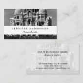 ヴィンテージフランスパリサクレクールバシリカ 名刺 (正面/裏面)