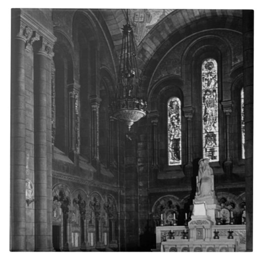 ヴィンテージフランスパリサクレクールヴァージン礼拝堂 タイル (正面)