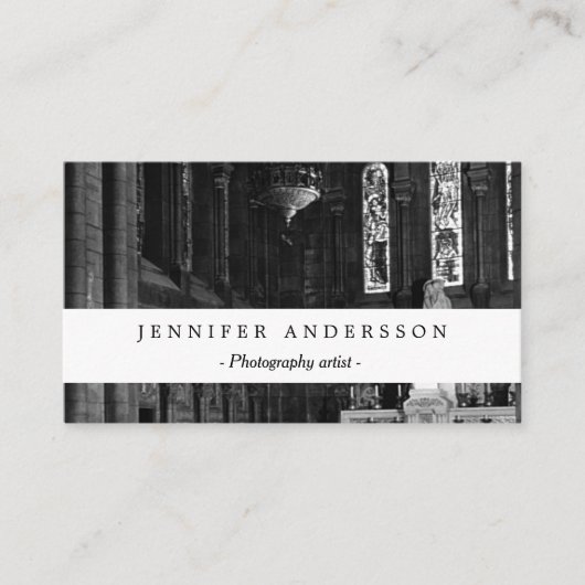 ヴィンテージフランスパリサクレクールヴァージン礼拝堂 名刺 (正面)