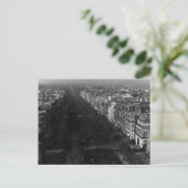 ヴィンテージフランスパリシャンゼリゼ通り ポストカード (スタンド正面)