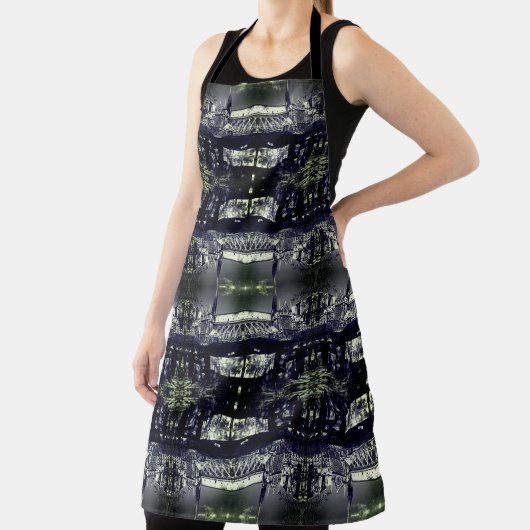 ヴィンテージフランスパリダム大聖堂ブックセラーズモ エプロン (インサイチュ)